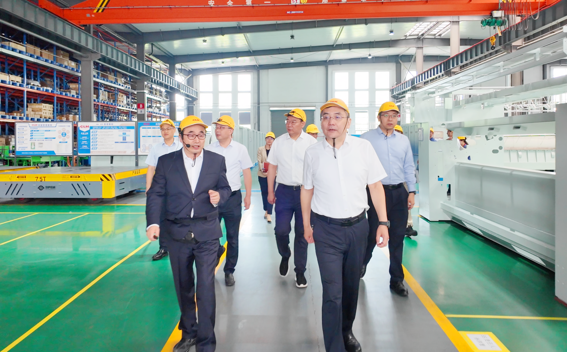凌屹副市长一行走访调研江苏川岛